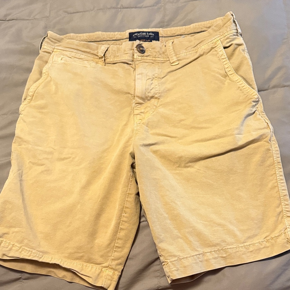 American Eagle Outfitters Men's Khaki Shorts